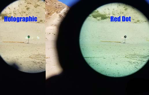 Viseur holographique vs viseur point rouge - Blog